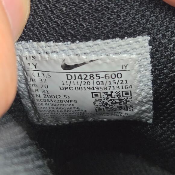 Nike Dunk High Fragment Beijing PS 2021 Black Wine Casual Daily Sneaker Kids 1y - Picture 15 of 15